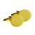 Plain Gold Oval Cufflinks (19 x 15mm engravable)