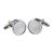 Round Cufflinks with narrow border edge rim for 15mm Doming (UNBOXED)