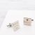 Personalised with Name & Date Meet Me At The Altar Wedding Cufflinks