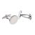 Plain Oval Cufflinks (18 x 15mm engravable)