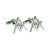 Masonic Compass & Square Cufflinks with G