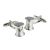 Cotton Reel & Needle Sewing Metal Cufflinks. Themed for 2nd Anniversary Cotton