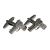 Gunmetal Guns Pistols Cufflinks
