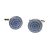 Concentric Funky Black & White Pattern Cufflinks