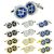 Masonic Enamelled Round Cufflinks