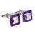 Purple Classic Cufflinks