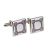 Purple frame Classic cufflinks