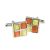 Orange and Yellow Classic Cufflinks