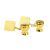 Golden Champagne Cork Wedding & Anniversary Cufflinks