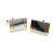 Two tone rectangular Classic cufflinks (engravable)