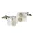 White Ice Acrylic Classic Cufflinks