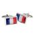 France Flag Bordered Cufflinks