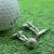 Value Saver Golf Ball and Tee Sport Golfers Cufflinks