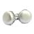 Metal Beef Burger Food Cufflinks