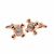 Rose Gold Taps Plumbers Cufflinks