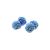 Pale Blue Silk Knot Cufflinks Unboxed