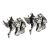 English Made Pewter Retriever Dog carrying Duck Cufflinks