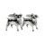 English Made Jack Russell Pewter Cufflinks