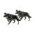 English Made Border Collie Pewter Cufflinks