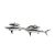 English Made Shark Pewter Cufflinks