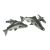 English Made Large Salmon Pewter Cufflinks