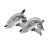 English Made Turning Pike Fish Pewter Cufflinks