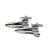 English Made Darts Pewter Cufflinks