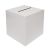 Plain White Square Wedding Wish Post Box