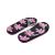 Value Saver Honeymoon Just Married Flip Flops - Ladies Black Floral Design ***NOW 30% OFF REGULAR PRICE***