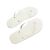Pack of 20 White Plain Dancing Flip Flops