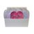 Box of 14 Plain White Dancing Flip Flops plus FREE SPECIAL PINK PAIR for the Bride