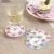 Pack of 10 Vintage Rose Glass Markers