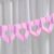 Frills & Spills Tissue Pink Heart Garland