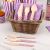 Carnival - Cutlery Set - Purple - Pack of 8 forks, 8 knives and 8 spoons 