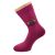 Rainbow Diversity Design Pink Woven Ladies Socks UK 3.5-7.5