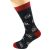 Dartboard Darts Pattern Cotton Sock Navy Blue & Red Adult Unisex, UK Size 5-12