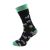 Novelty Photographer Woven Design, Navy Blue & Green, Unisex Adult Socks UK 5-12