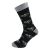 Novelty Padel Ball Woven Design, Navy Blue & Grey, Unisex Adult Socks UK 5-12