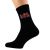 LOL Design Mens Black Socks
