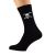 Skull & Crossbones Design Mens Black Socks