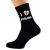 I Love England Flag Design Mens Black Socks
