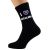 I Love Scotland Flag Design Mens Black Socks