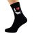 I Love Bassetts Mens Black Socks