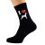 I Love Dobermans Mens Dog Black Socks.