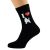 I Love Poodles Mens Dog Black Socks.