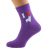 I Love Corgis Womens Dog Purple Socks.