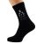 Eye Test Design Mens Black Socks