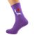 I Love German Shepherds/Alsatians Womens Dog Purple Socks