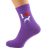 I Love Rottweilers Womens Dog Purple Socks