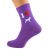 I Love Border Terriers Womens Dog Purple Socks